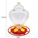Bird Water Feeder Hanging Hummingbird Feeder Drinker Outdoor Garden Dispens