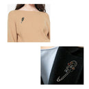 Clothing Accessories Sweater Safety Pin Alloy Rhinestone Brooch For Women|Girls
