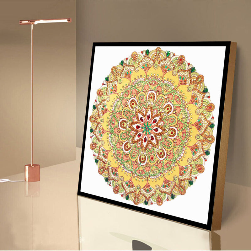 5D Part Special Shaped Diamond Painting Mandala Pattern Cross Stitch (BJ02)