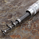 2Mini Portable Pocket Fish Pen Aluminum Alloy Fishing Rod Pole Reel Combos