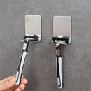 Waterproof Punch Free Wall Shelf Wall Rack Shaving Razor Holder Storage Hook