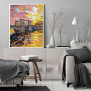 Full Cross Stitch 14CT Cotton Thread DIY Morning Glow Handmade Stamped Crafts