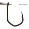 10pcs V-Curve Sharp Barbed Carp Hooks Carbon Steel Fishing Hooks Fishing Tack