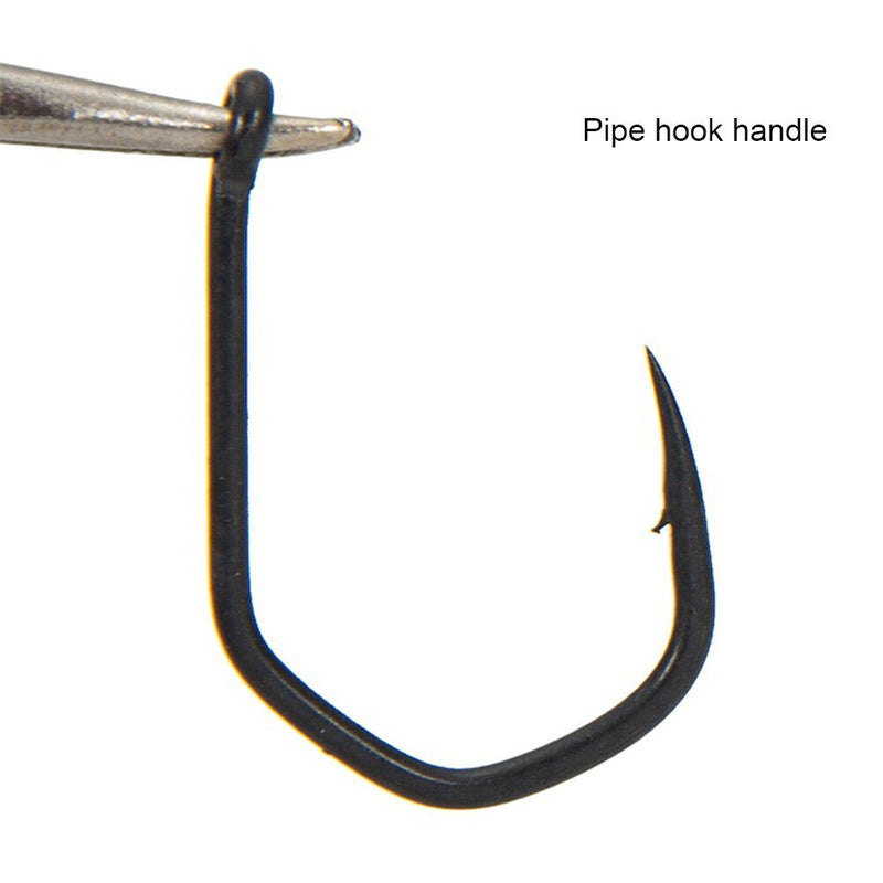 10pcs V-Curve Sharp Barbed Carp Hooks Carbon Steel Fishing Hooks Fishing Tack