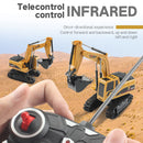 Remote Control Engineering Car Models 1/24 6 Channels RC Excavator Truck Toys
