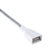 USB Male to Female Extension LED Light Adapter Cable Metal Flexible Tube Newly