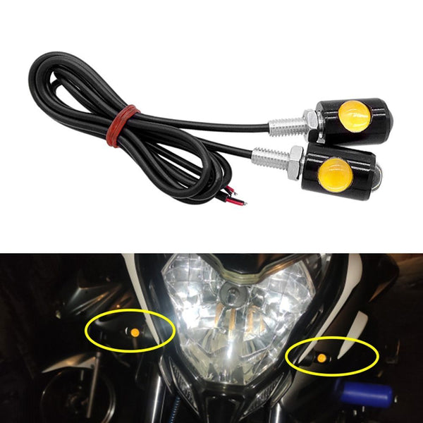 with screws LED Bulb Motorcycle Signal Lamp Turn Indicator License Plate Light
