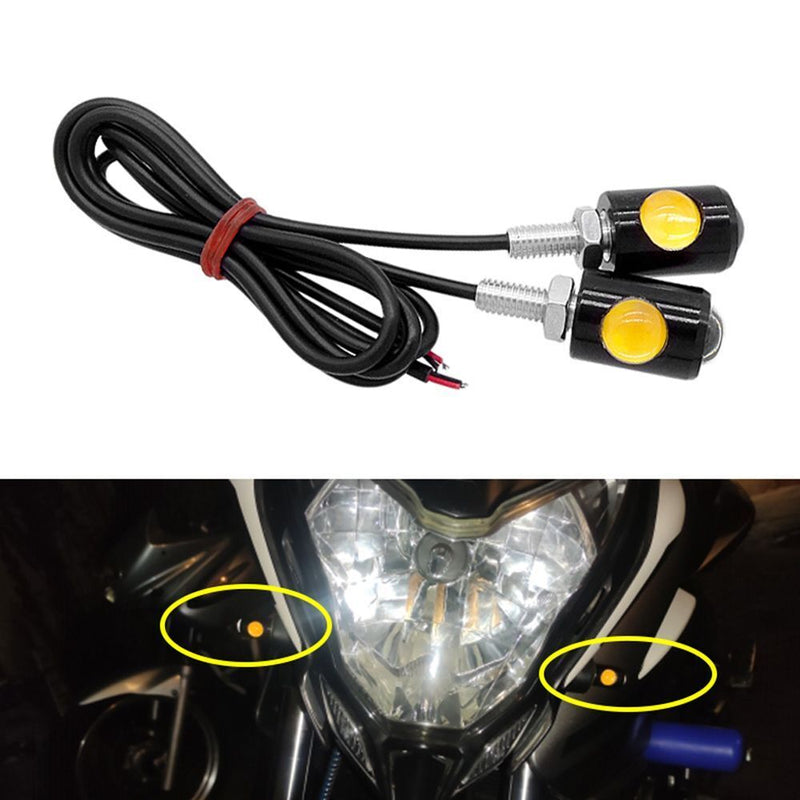 with screws LED Bulb Motorcycle Signal Lamp Turn Indicator License Plate Light