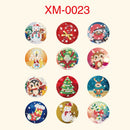 DIY Christmas Sealing Stickers Diamond Painting Kits Mosaic Craft (XM-0023)