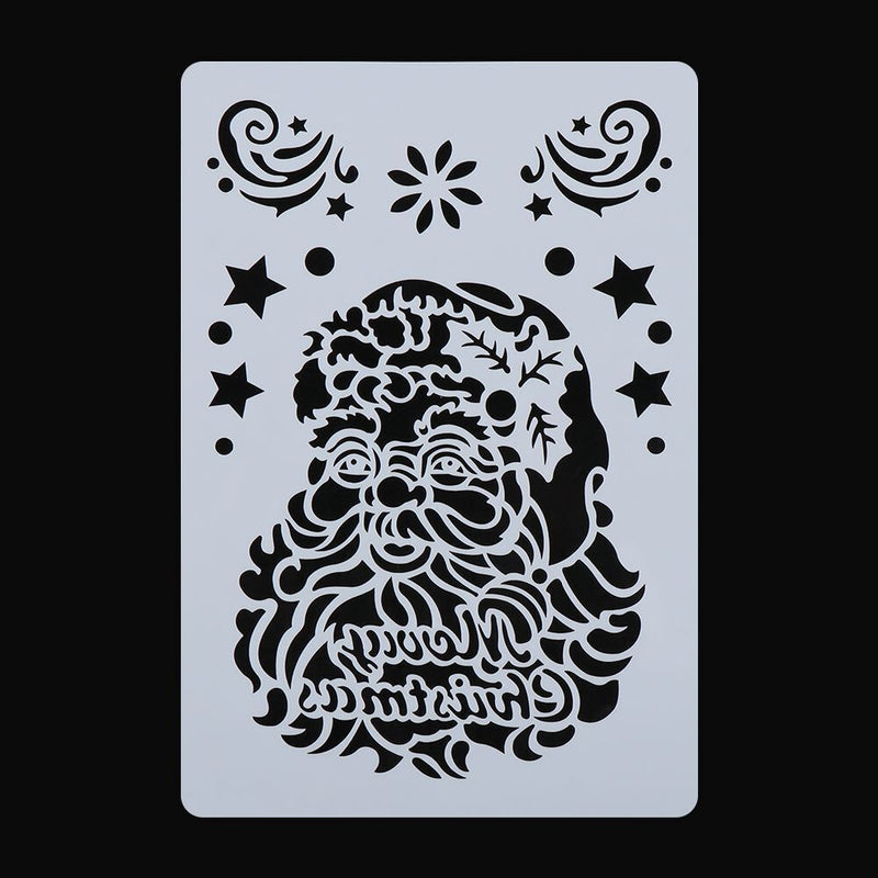 Embossing Layering Stencils Merry Christmas Scrapbooking Painting Template