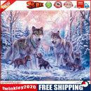 Counted Cross Stitch Kits Canvas 14CT Needlework Sets DIY (VS-0037 Wolf)