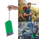 Portable Picnic Mat Outdoor Travel Waterproof Beach Blanket (Green+Grey) Newly