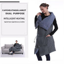 Electric Heating Blanket Multifunction Wearable USB Heated Vest Shawl Knee Pad~
