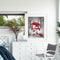 Umbrella Snowman Drawing Frameless Oil Paint by Numbers Canvas Home Decor Newly