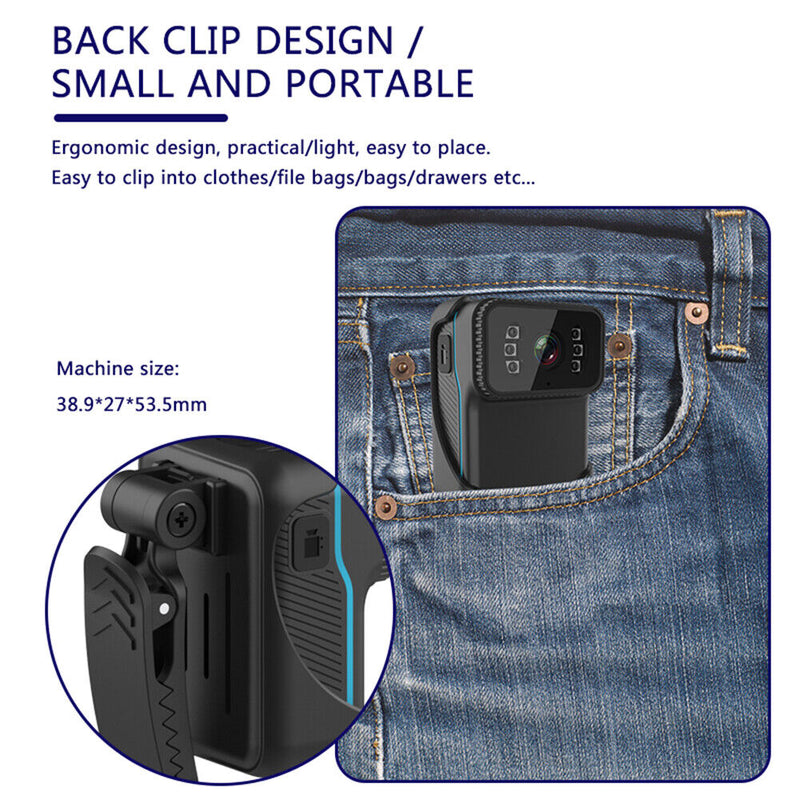 #A Wearable DV Body Mounted Camera Security Pocket Small Cam Video Recorder