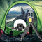 Portable Pocket Keychain Flashlight Tripod Light Bracket for Outdoor Camping