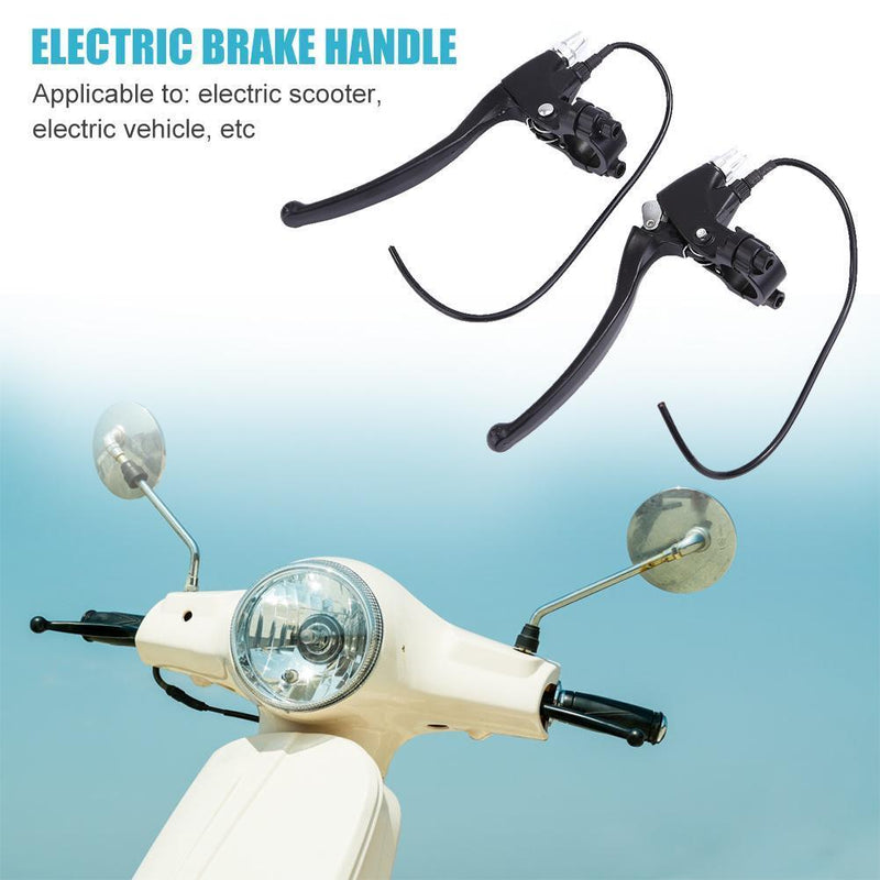 1 Pair Alloy Front Rear Electric Bike Scooter Brakes Handles Replacement Newly