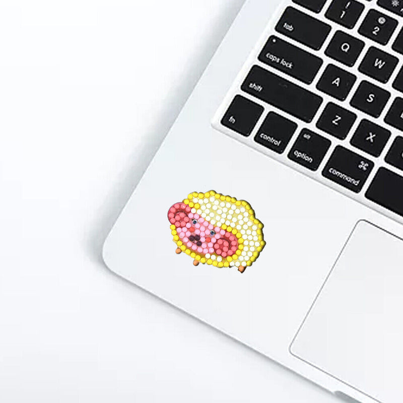 11pcs Stickers DIY Round Drill Diamond Painting Cute Animals Set Kids Toys Newly
