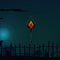 Metal Iron Art Solar Powered Flame LED Lights Hanging Wind Chimes Windows Decor