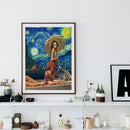 Starry Sky DIY Diamond Painting Kits Full Round Drill Wall Decor 30x40cm (A23