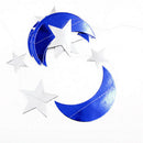 Moon Stars Ramadan Banner Kareem Ornament Eid Mubarak Decor Event Party