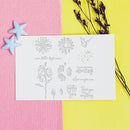 Flower Square Border Paper Cut Dies Stencil Silicone Seal Stamp Mold (C) Newly