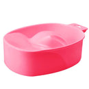 Nail Art Hand Wash Remover Soak Plastic Bowl Nail Bath Manicure Tool(Pink)