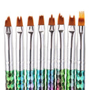 UV Gel Flower Drawing Pen Nail Painting Brush Set Acrylic Nail Art Brush