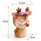 Succulent Planter Cartoon Vase Deer Flower Pot Holder Home Desktop Bonsai Pot