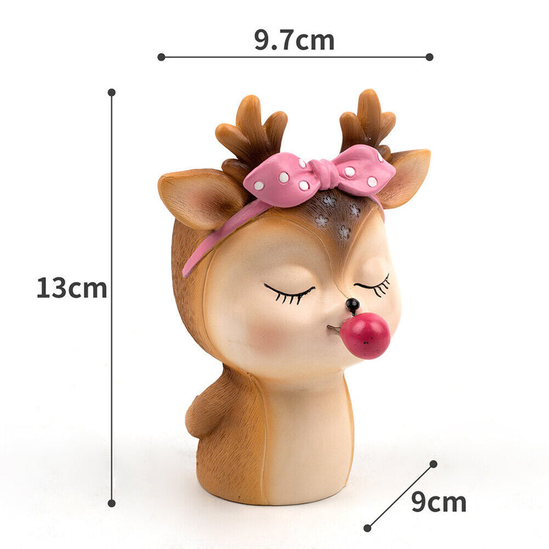Succulent Planter Cartoon Vase Deer Flower Pot Holder Home Desktop Bonsai Pot