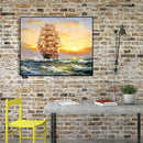 Painting By Numbers Kit DIY Vessel Canvas Oil Art Picture for Home Wall Decor