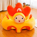 Creative Cartoon Baby Sofa Cover Learn to Sit Seat Feeding Chair Case (A) Newly