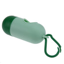 Pet Dog Garbage Clean up Bag Holder Dispenser + Poop Bags Set(Light Green) Newly