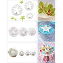 33Pcs/Set Cake Piston Cutter Tools Decoration Powder Sugar Fondant Sugarra