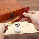 Retro Sealing Wax Stick for Wedding Invitation Seal Stamp Bar (Wine Red) Newly