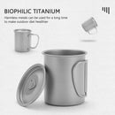 Camping Mug Titanium Cup Outdoor Travel Hiking Tableware Coffee Cup Beer Mu