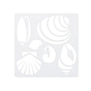 Ocean Creatures Stencil 6x6Inch Sea Animal Painting Hollow Template
