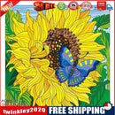 Diamond Painting Partial Special Drill Sunflower butterfly Picture of Rhin