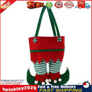 Christmas Elf Candy Bags Velvet Santa Claus Bags Festival Party Decor (A) Newly