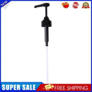 Syrup Vinegar Bottle Pressure Nozzle Household Oyster Sauce Pump (Black)