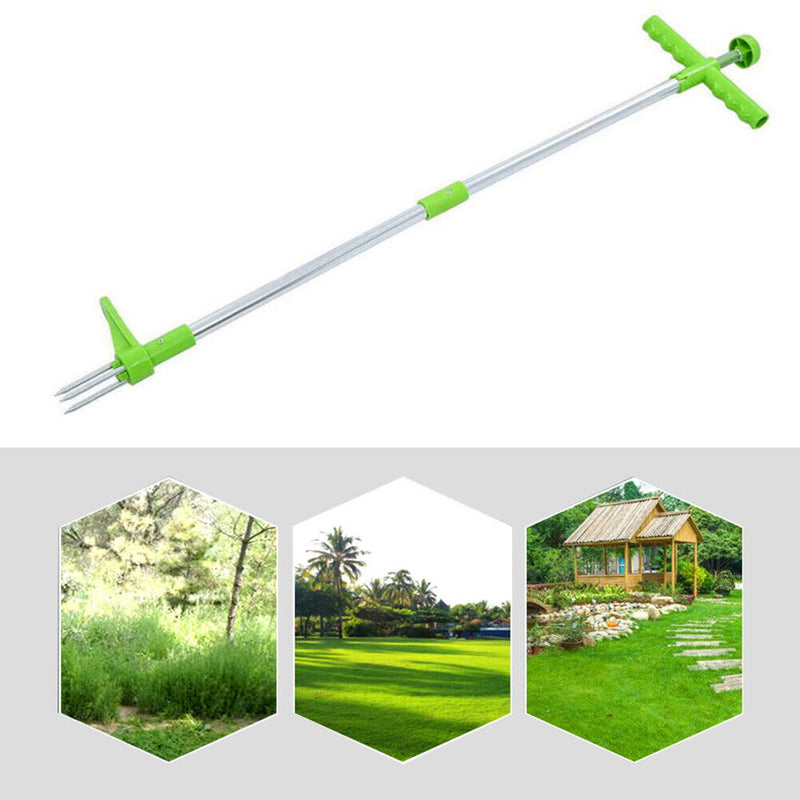 Long Handle Weed Remover Grass Root Puller Weeder for Garden Lawn Outdoor Yard
