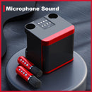 100W Portable Professional Karaoke Dual Microphone Bluetooth-compatible Spe