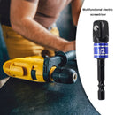 3pcs Drill Socket Adapter Converter Hex Shank to Square Socket Drill Bits