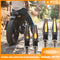 4x Amber LED Motorcycle Turn Signal Flowing Water Bendable Indicator Universal