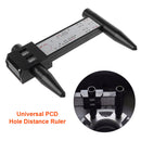 Universal PCD Measure Sliding Pitch Ruler Wheel Circle Tyre Diameter Meter