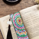 DIY Special Shape Diamond Painting Leather Bookmark Tassel Flower DIY Book