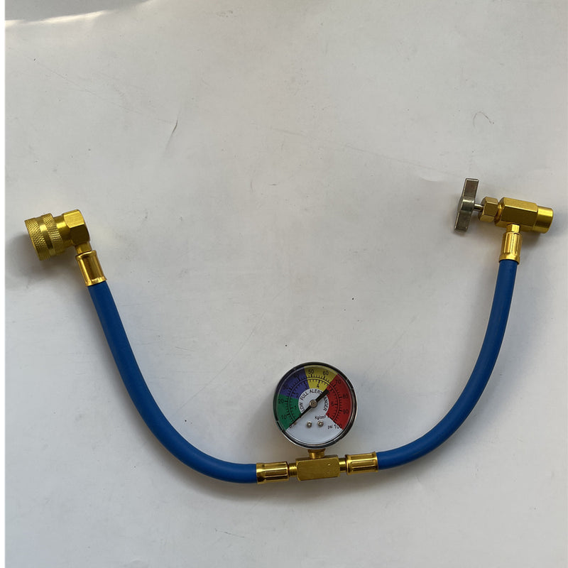 Freon R134a Air Conditioning Charging Hose Gauge Valve Opening and Charging Pipe