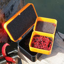 Portable Fishing Live Bait Box Earthworm Red Worms Fishing Lure Case Accessories
