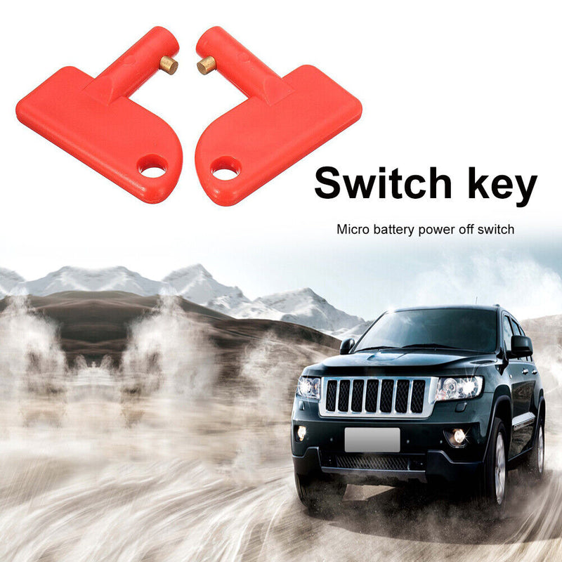 Mini Car Marine Battery Cut Off Key Power Disconnect Isolator Switch Spare