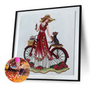 Dress Lady 5D DIY Picture of Rhinestone Partial Special Drill Diamond Paintin